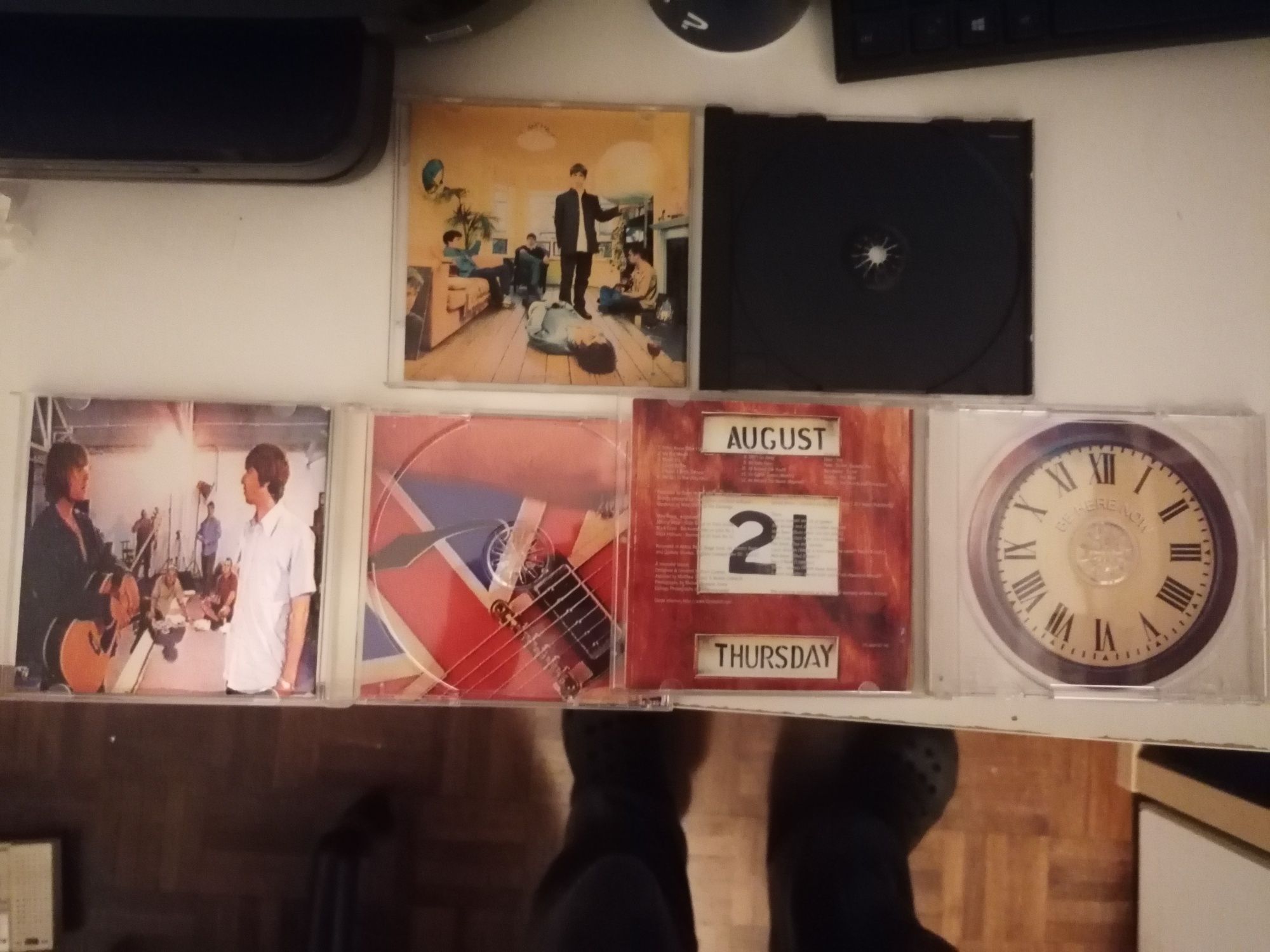Caixas originais sem CD dos Oasis