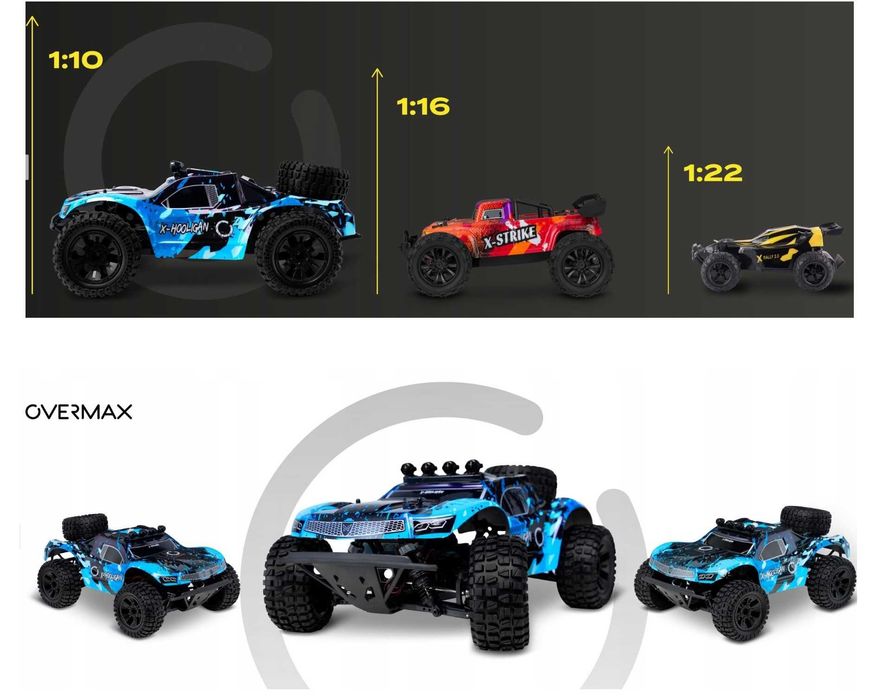 Samochód Zdalnie Sterowany Auto RC X HOOLIGAN 35km/h Napęd 4x4 Prezent