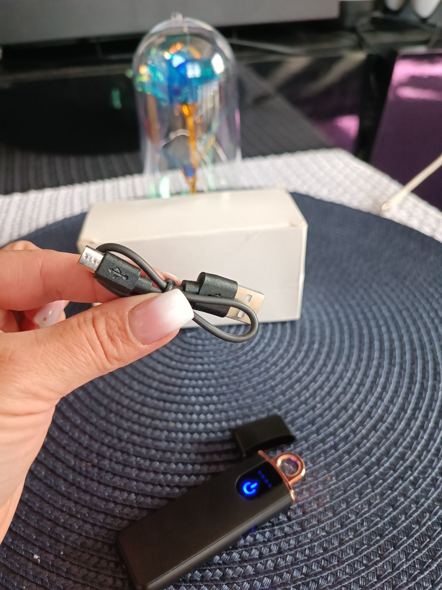 Plazmowa zapalniczka dotykowa USB