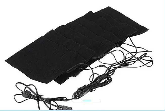 Нагрівальні пластини для тіла, 8 елементів, 3 режими, USB грелки