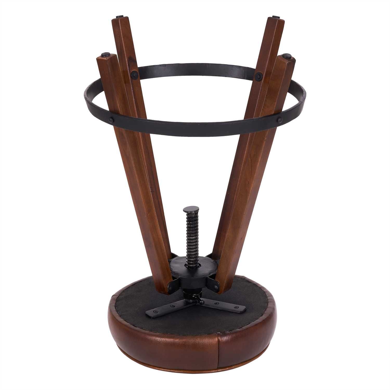 Hoker metalowy skórzany Iron #36 skóra naturalna 44x74 BGM24.pl B 8051