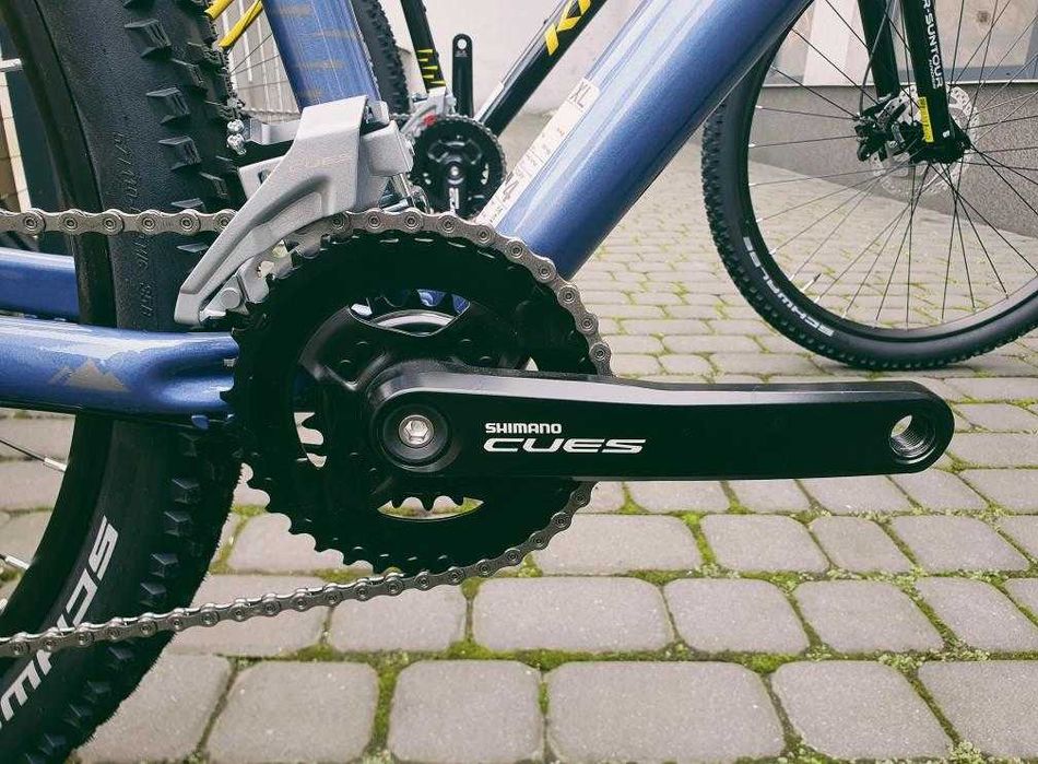 Kross Level 2.0, Cues, czarny, niebieski, rozm. L, XL, XXL - WYPRZEDAŻ