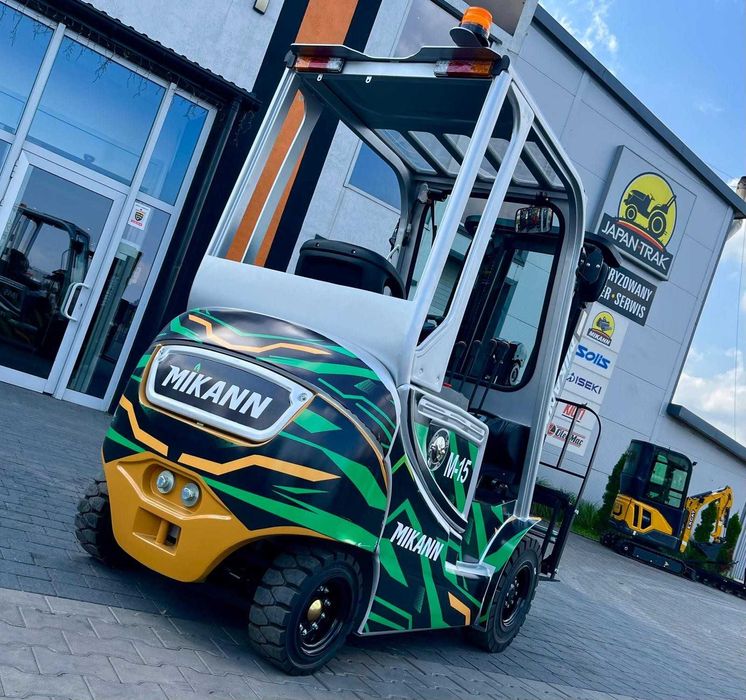 Wózek Widłowy Elektryczny 1,5T MIKANN, Maszt 4.5m,Triplex, Japan Trak