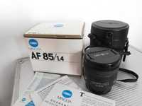 Obiektyw Minolta AF85 1.4 G AF 85mm f1.4 + Pokrowiec