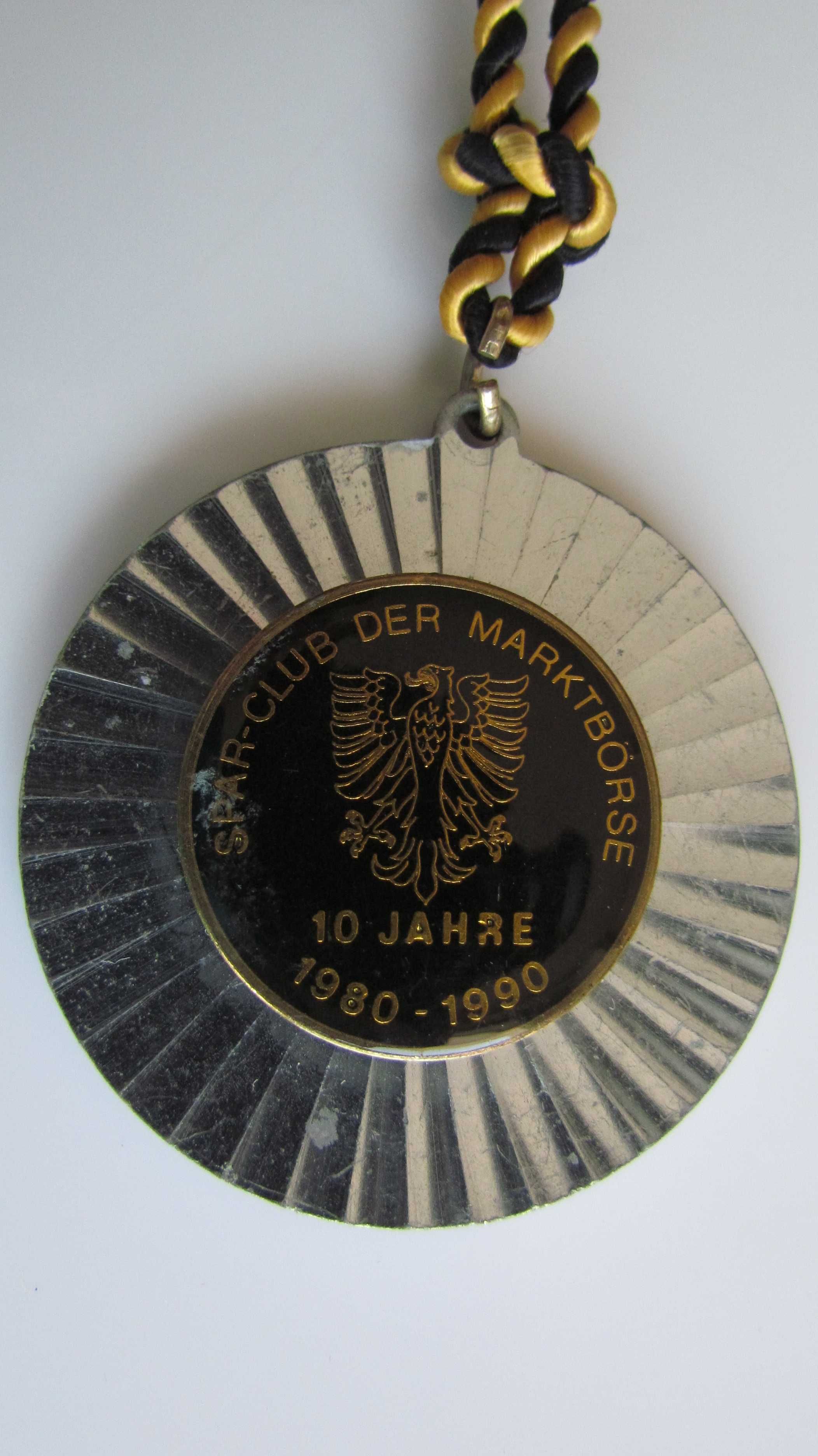 Medal plakieta Niemcy Giełdowy Klub Oszczędnościowy NRD RFN