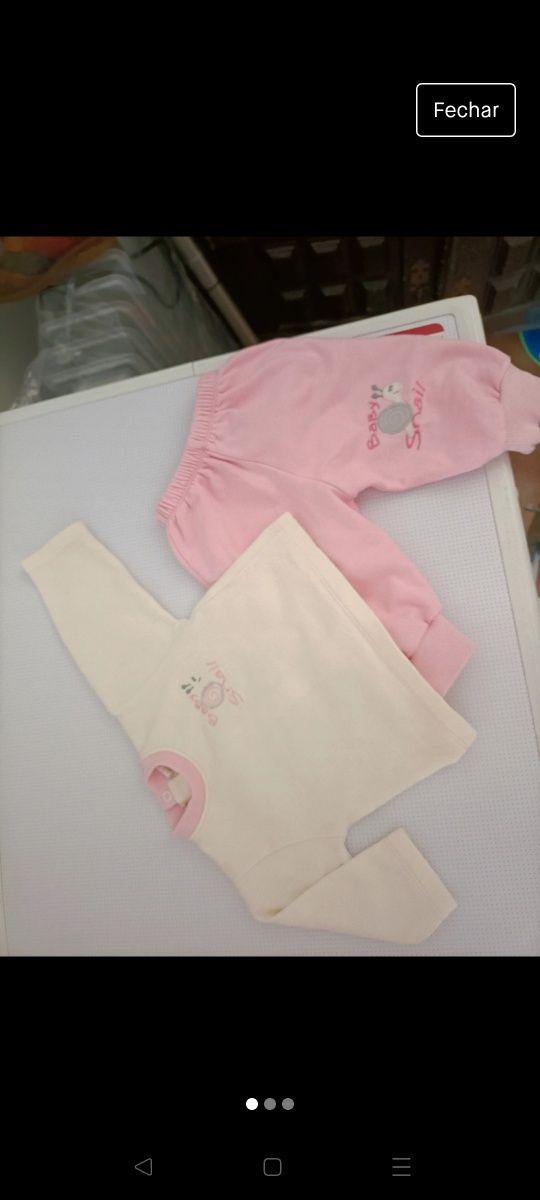 Conjunto de menina 3 meses