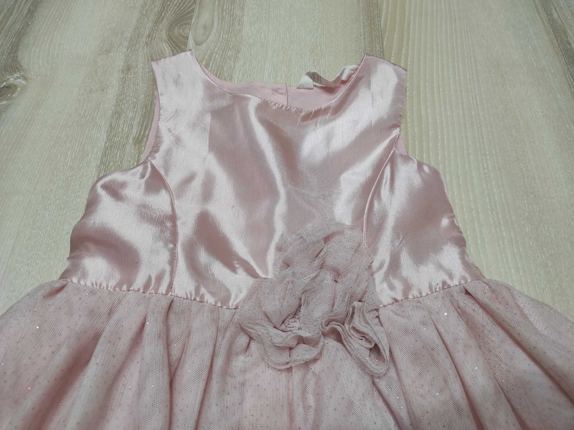 Нарядное праздничное платье H&M, пышное выпускное платье на 6-8 лет