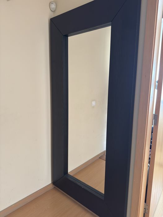 Espelho XL Ikea, preto/castanho. Vertical/horizontal
