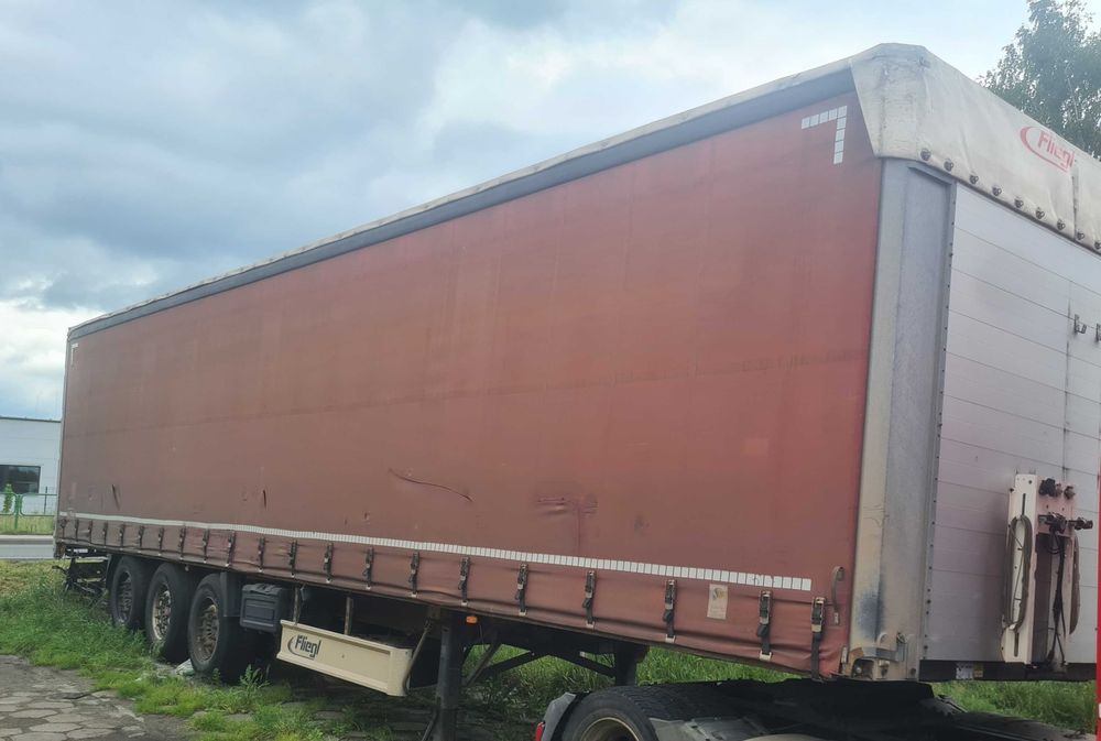 FLIEGL SDS350 ,ładowność 27400kg,SAF NA DUŻEJ TARCZY,składany dach