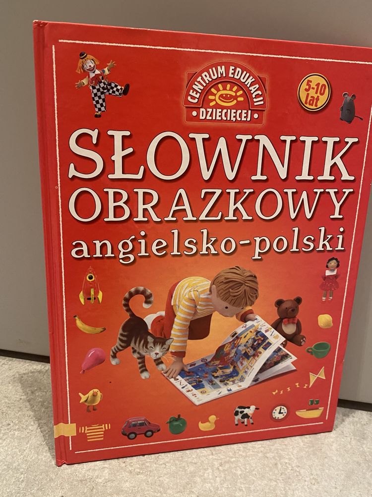 Książka dla dzieci: słownik obrazkowy angielsko-polski