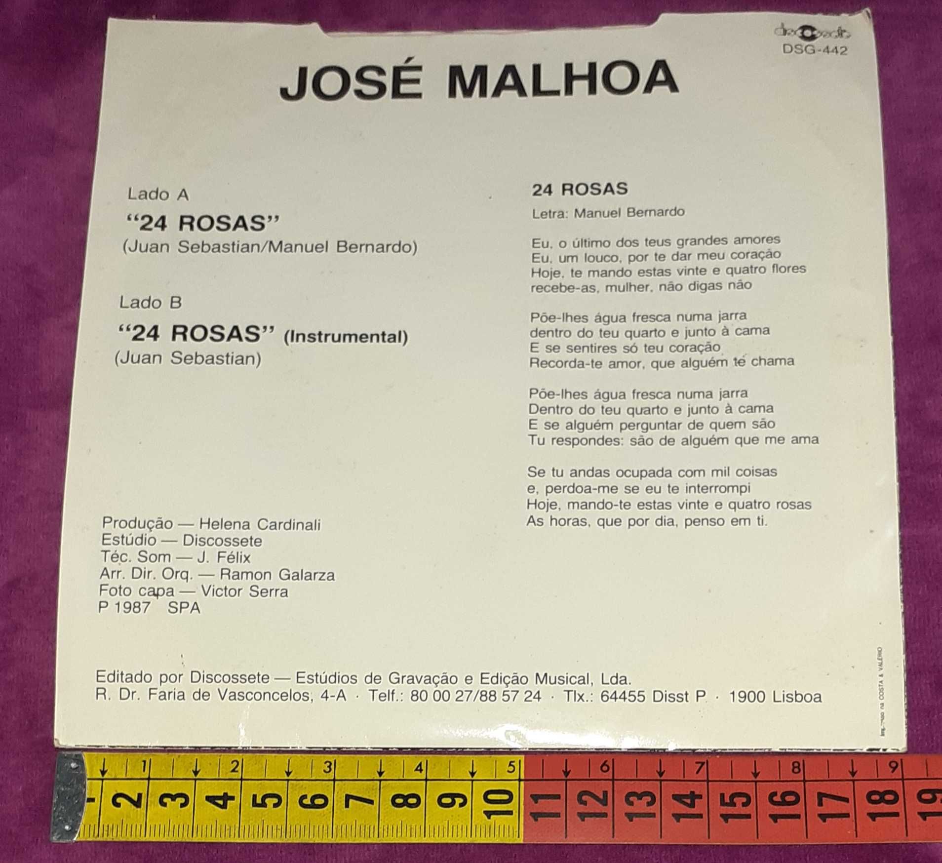 Singles-José Cid/José Malhoa/Victor Espadinha