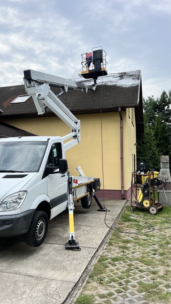 Mycie i malowanie dachów,elewacji, kostki wszelkie prace wysokościowe