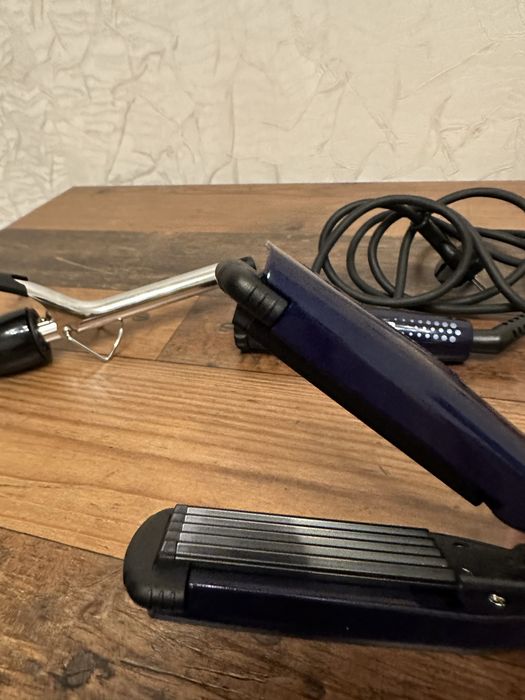 Стайлер плойка, гофра для волосся набір Rowenta