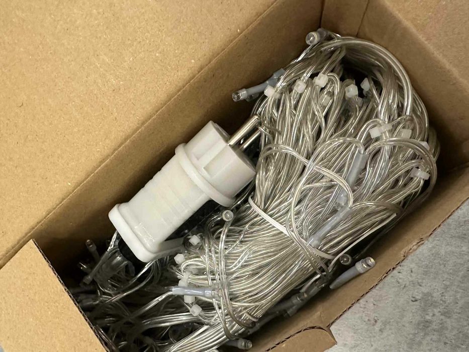 LED lodowe sople łańcuch świetlny na zewnątrz, WOWDSGN 20M 880LED