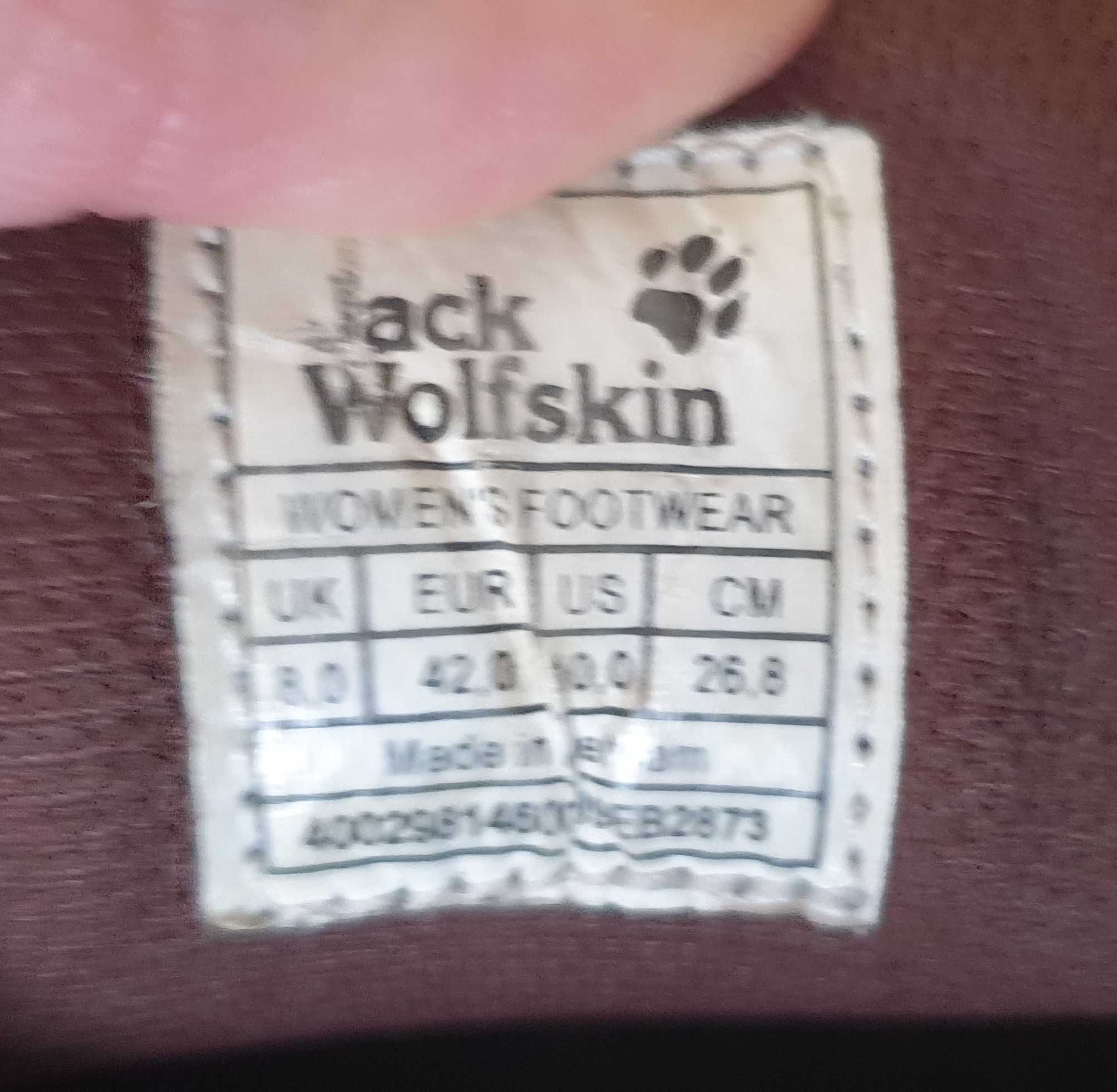 Oryginalne damskie buty trekkingowe Jack Wolfskin rozm.42