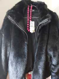 Casaco Preto Pêlo - Teddy Coat