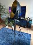 Lampa podłogowa tripod w stylu loft/industrial