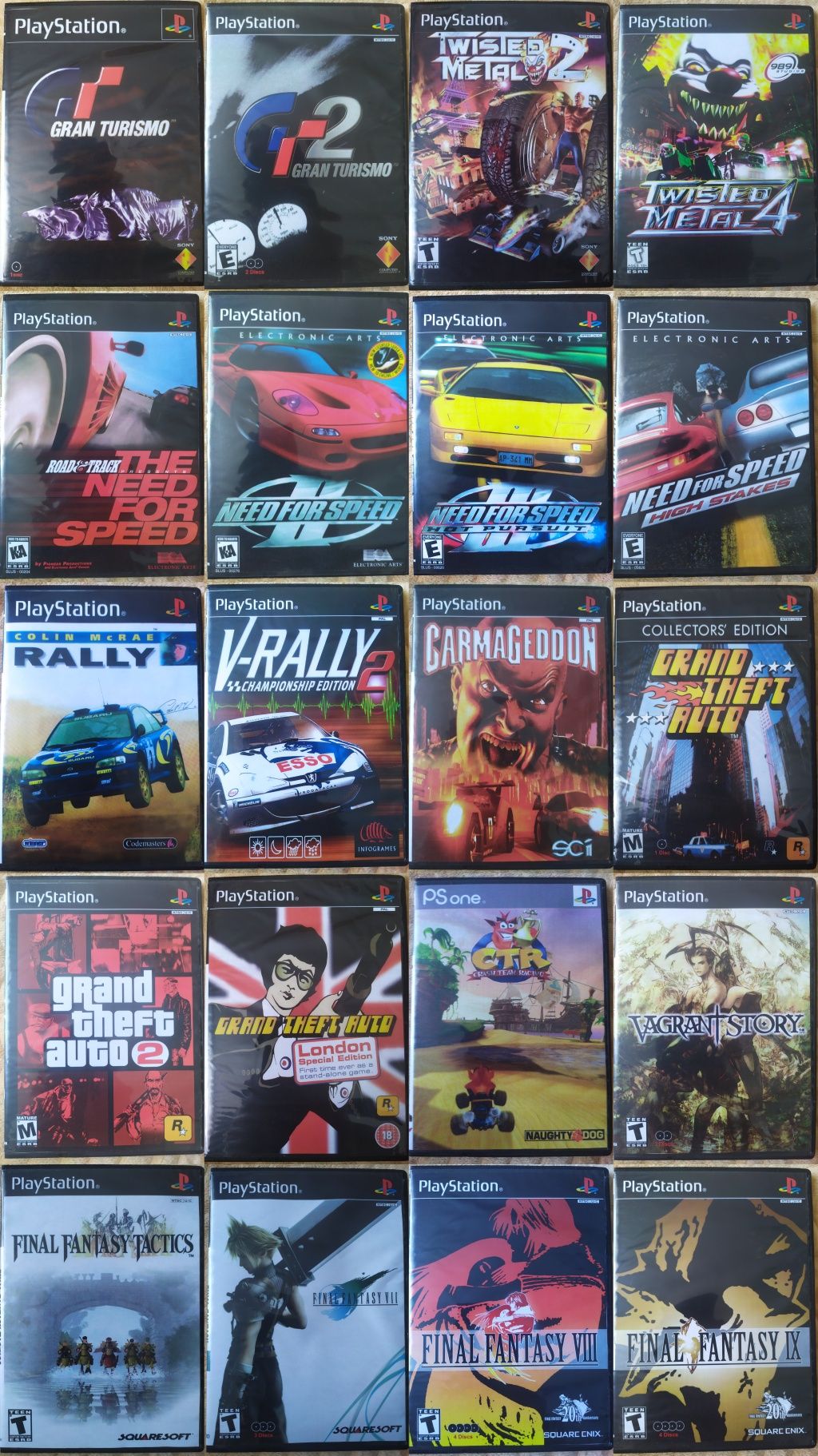 Нові Диски з іграми для Sony Playstation 1/PSone/PS1/ПС1/ps1/ps2.
