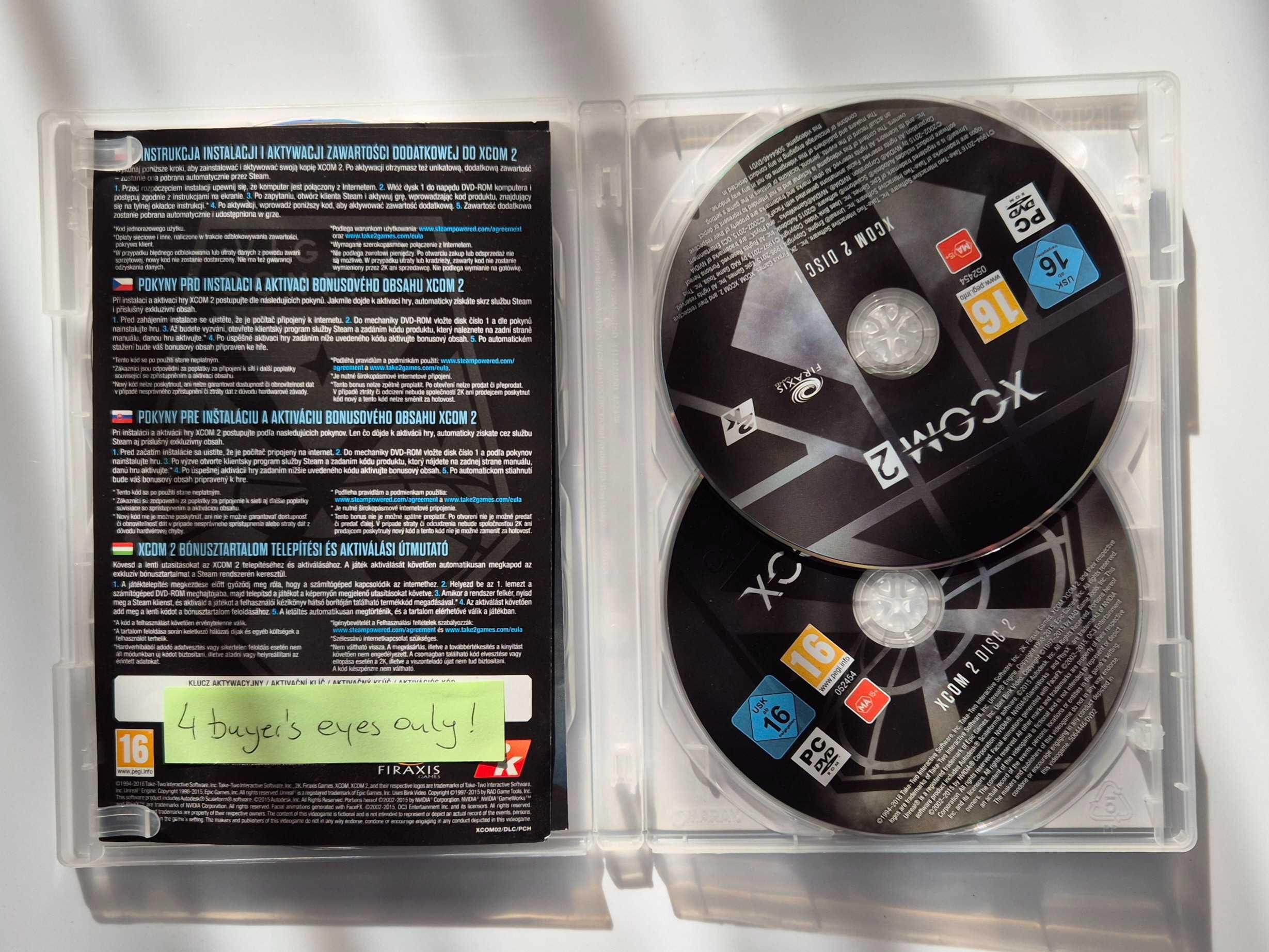 Gra PC XCOM 2 [4xDVD-ROM], stan bardzo dobry