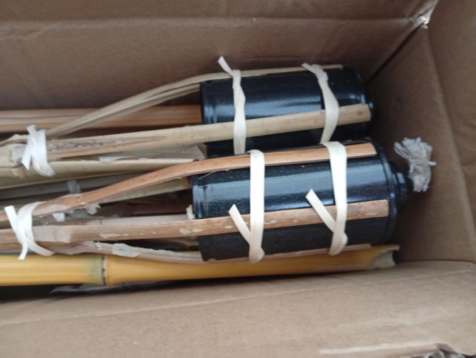 Pochodnie bambusowe 10 sztuk