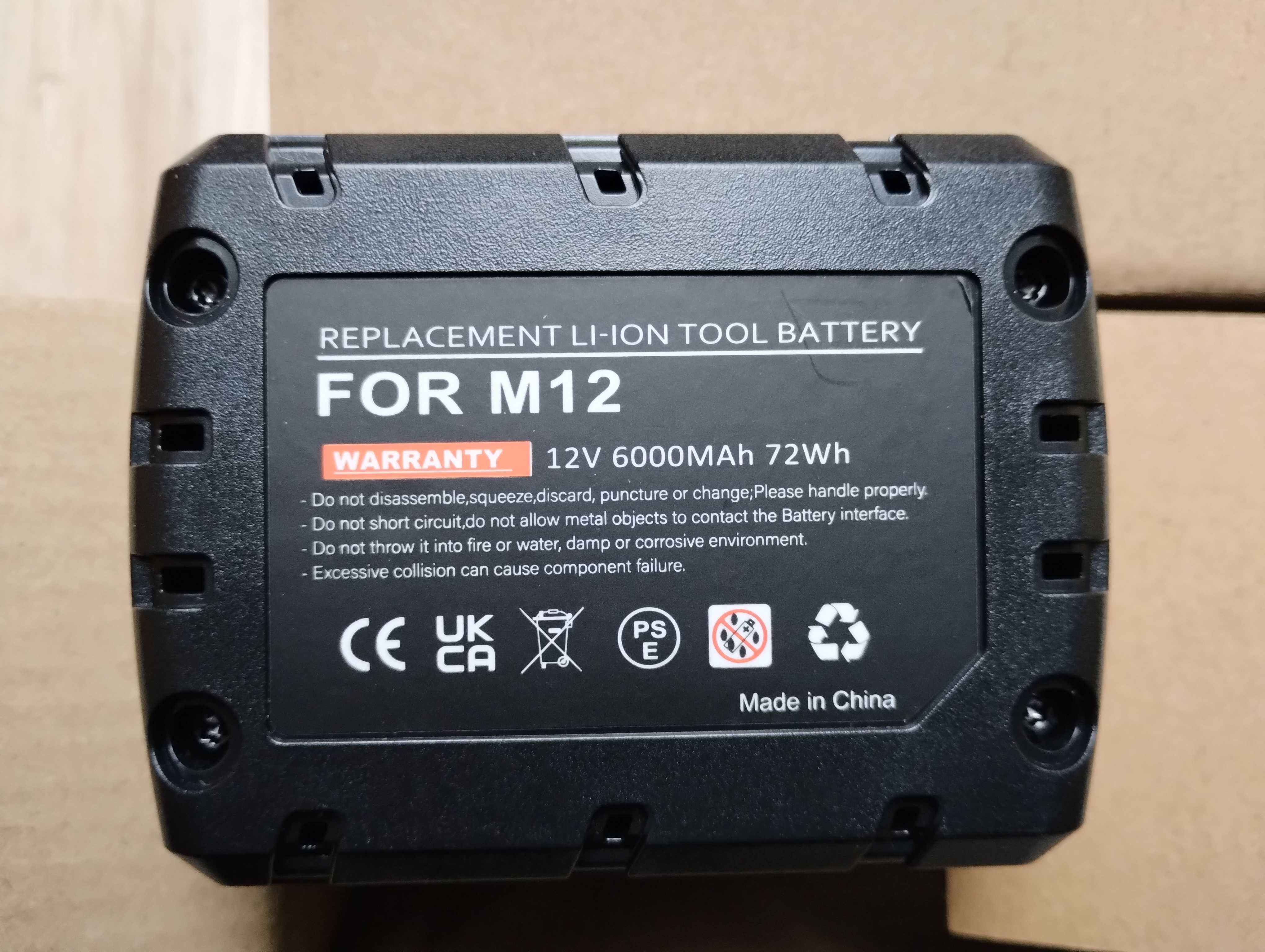 Akumulator bateria do Milwaukee M12 6Ah 12V
