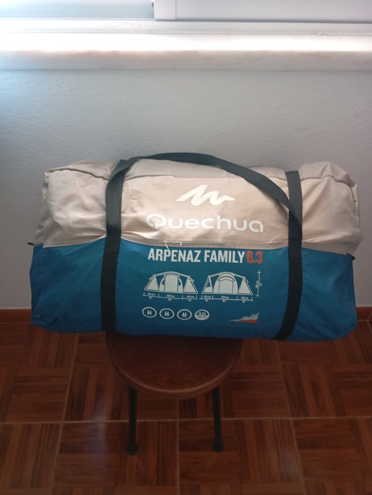 Tenda três quartos Quechua