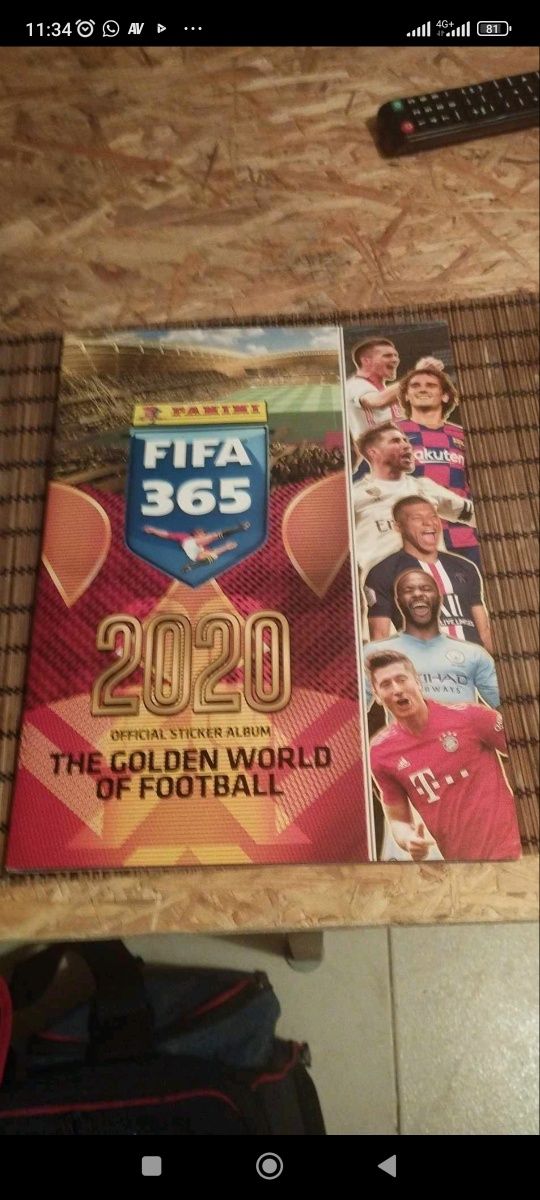 Cadernetas Mundiais completas -Cadernetas FIFA 365(ler descrição)