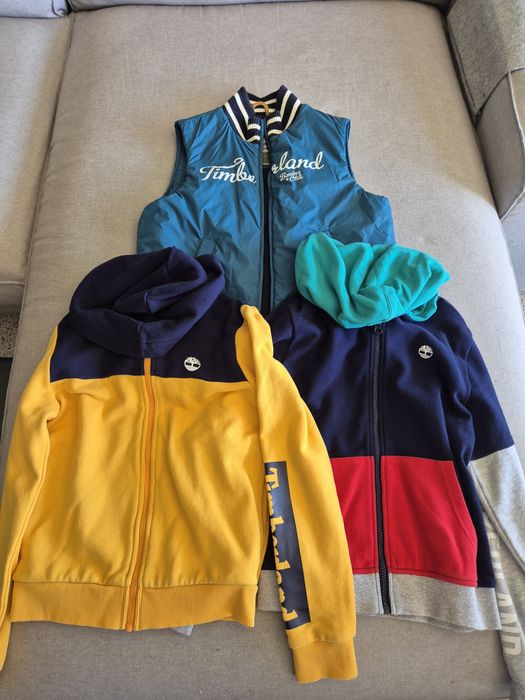 Colete e casaco Timberland 10 anos