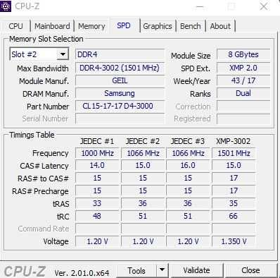 Оперативна память GEIL EVO X RGB 8GB DDR4 3000MHz CL15 SAMSUNG