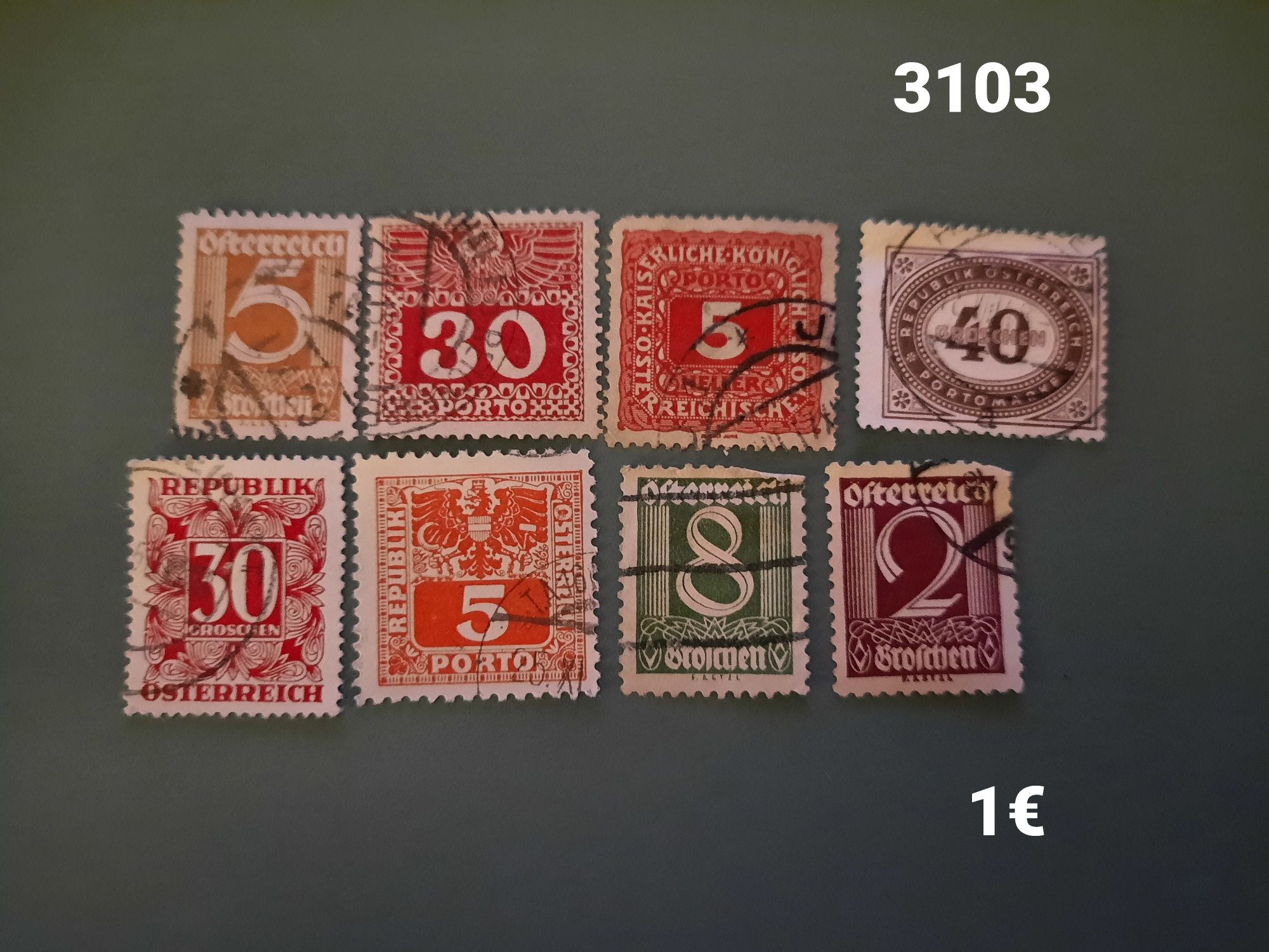 Conjunto até 2€ - Selos Filatelia