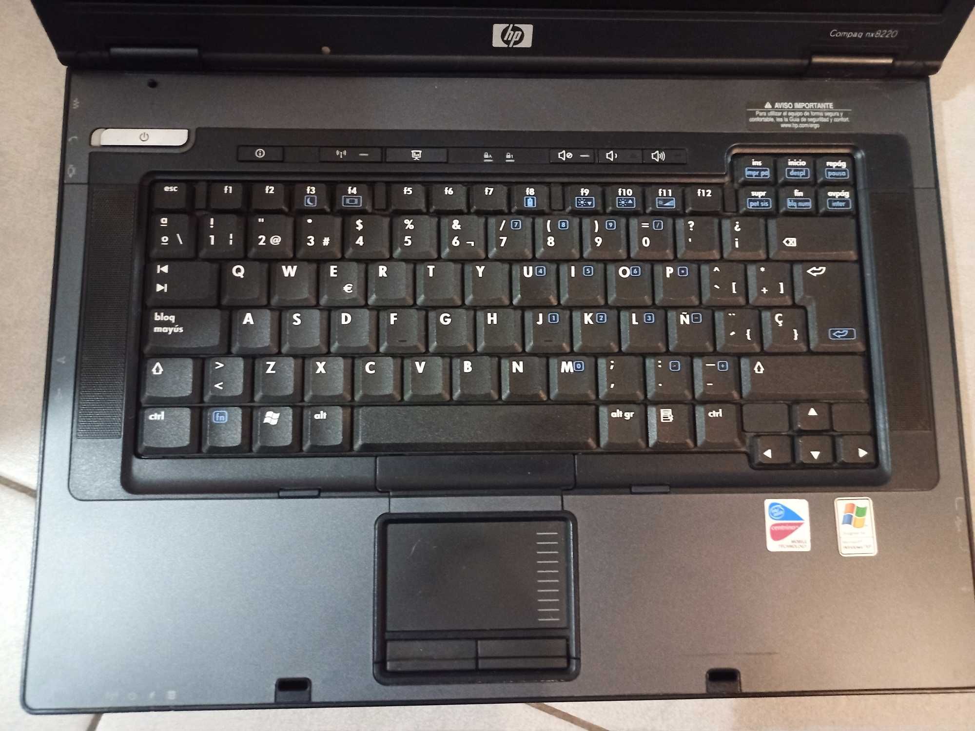 Computador hp compaq nx8220