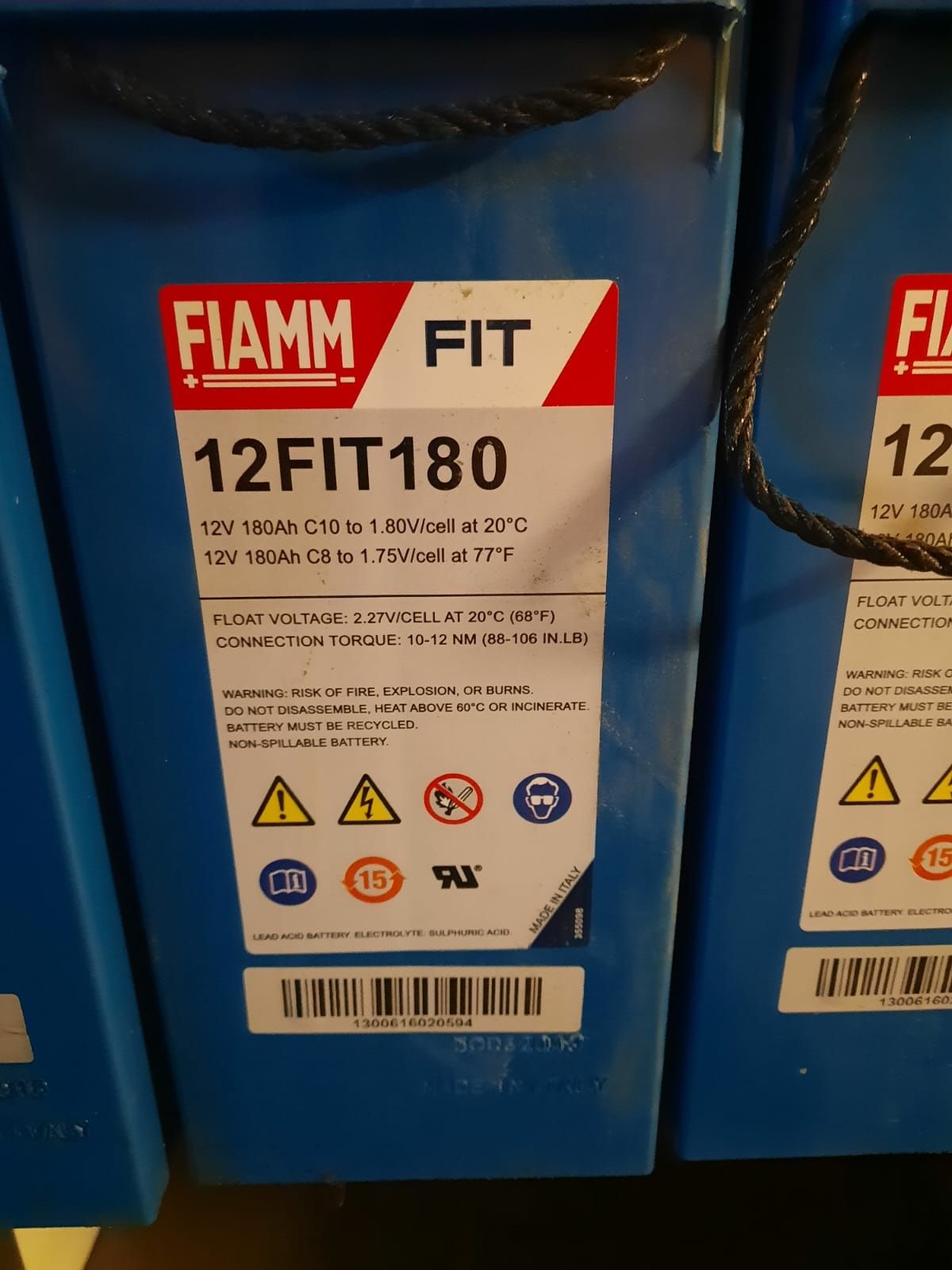 Akumulatory Agm 180 Ah Fiamm fit