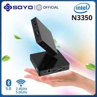 Міні ПК SOYO M2 Intel Celeron N3350, 6 + 64 ГБ, HDMI + VGA Windows 10