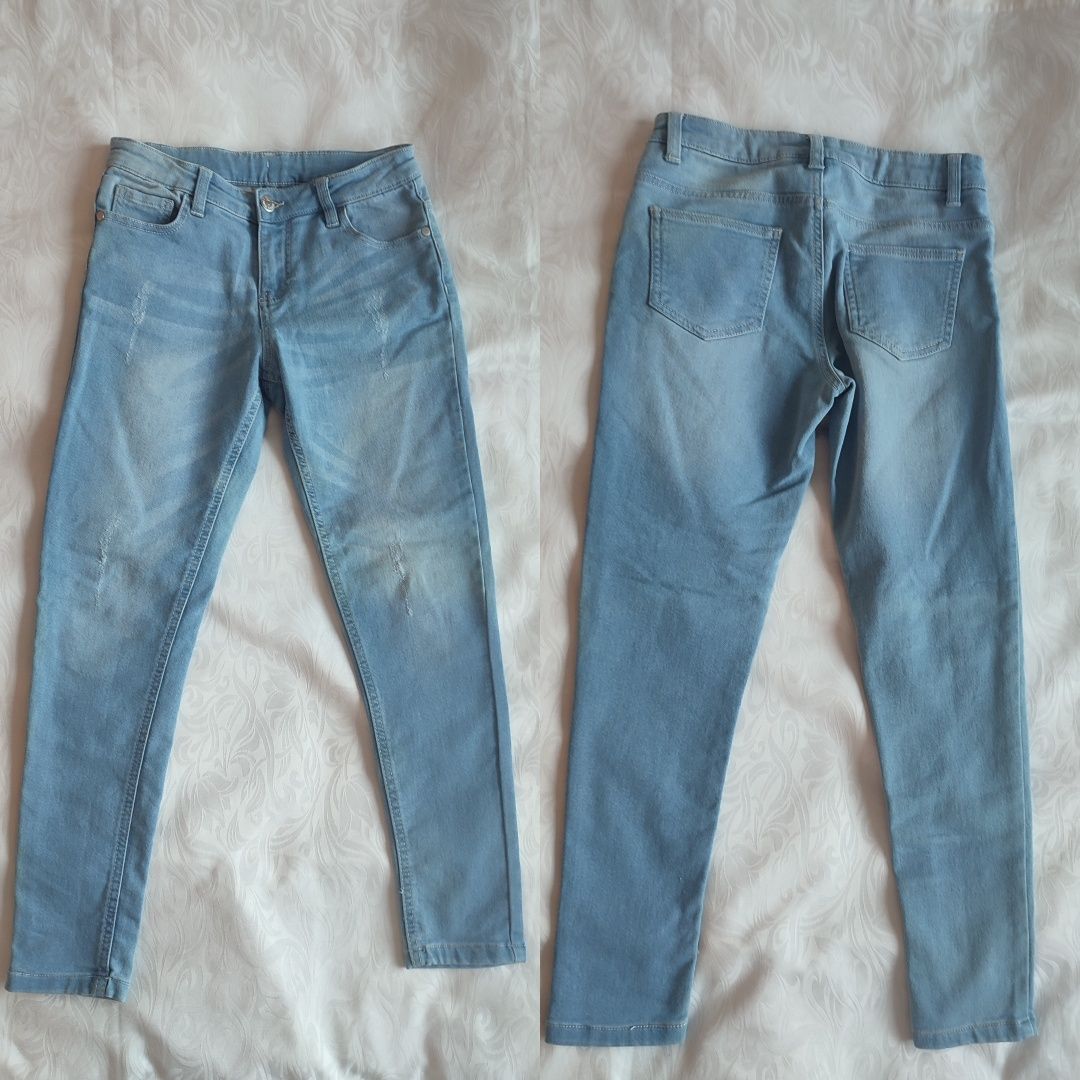 Mini paka 6 par spodni( eleganckie,jeans, dresowe i getry)12/13 lat