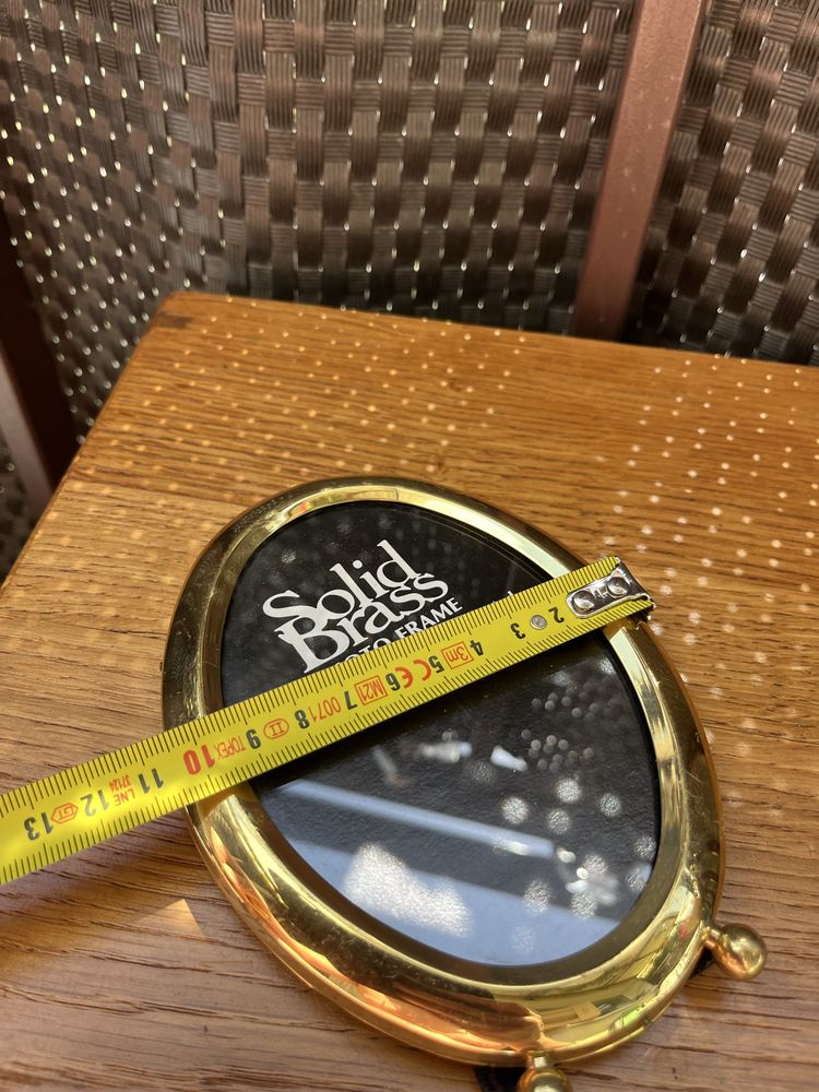 Ramka na zdjęcia fotki Solid Brass mosiądz antyk