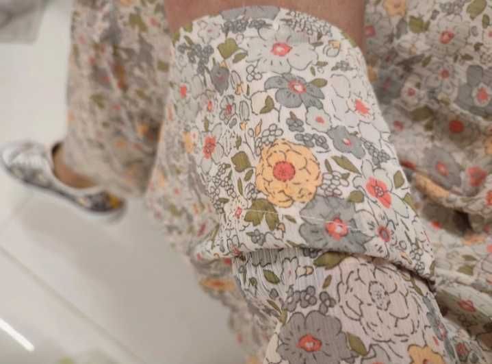 Dluga luzna oversize sukienka duzy rozmiar XXL/XXXL