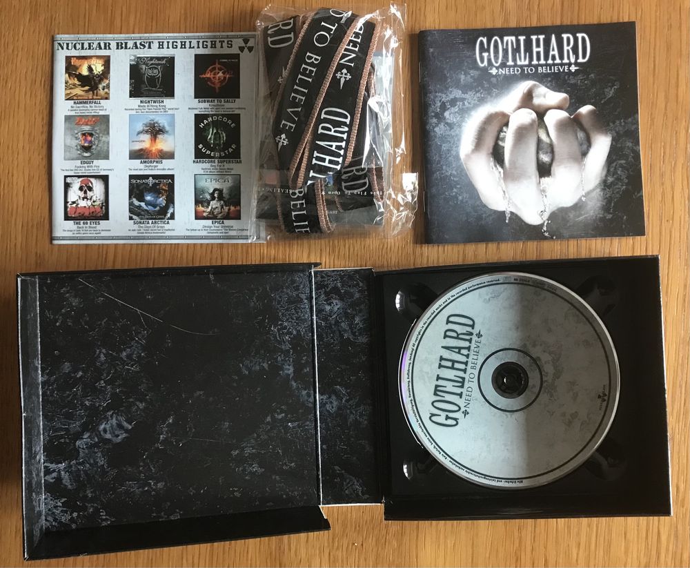 Gotthard Need To Believe Limited Edition Box CD Lanyard Tour Pass