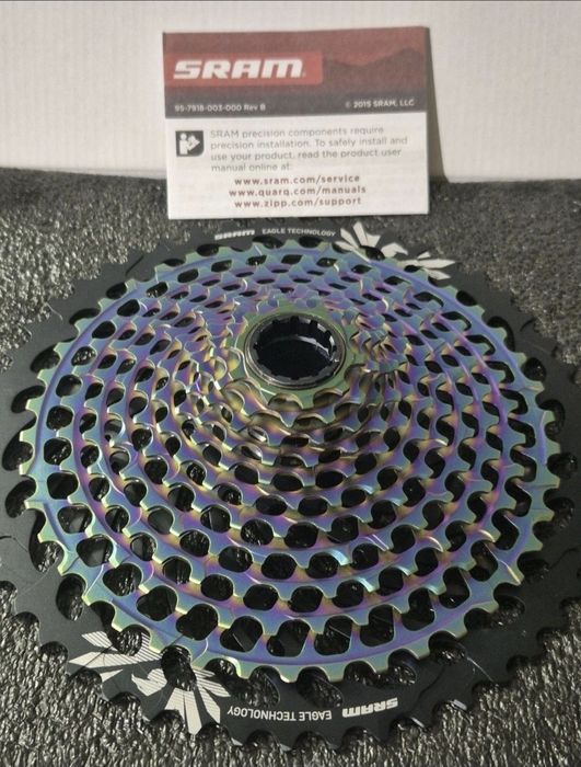 KASETA SRAM XX1 XG-1299 Eagle 10-50 Rainbow Nowa BOX