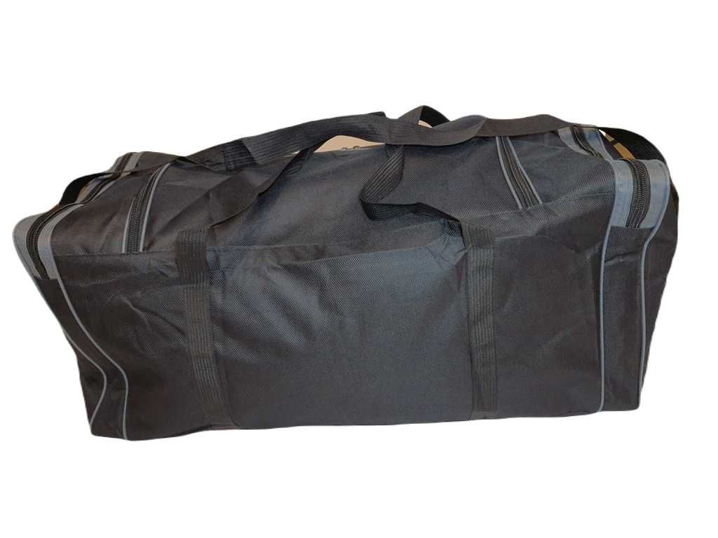 Nowa torba czarna szara podróżna turystyczna sportowa na ramię 90 100l