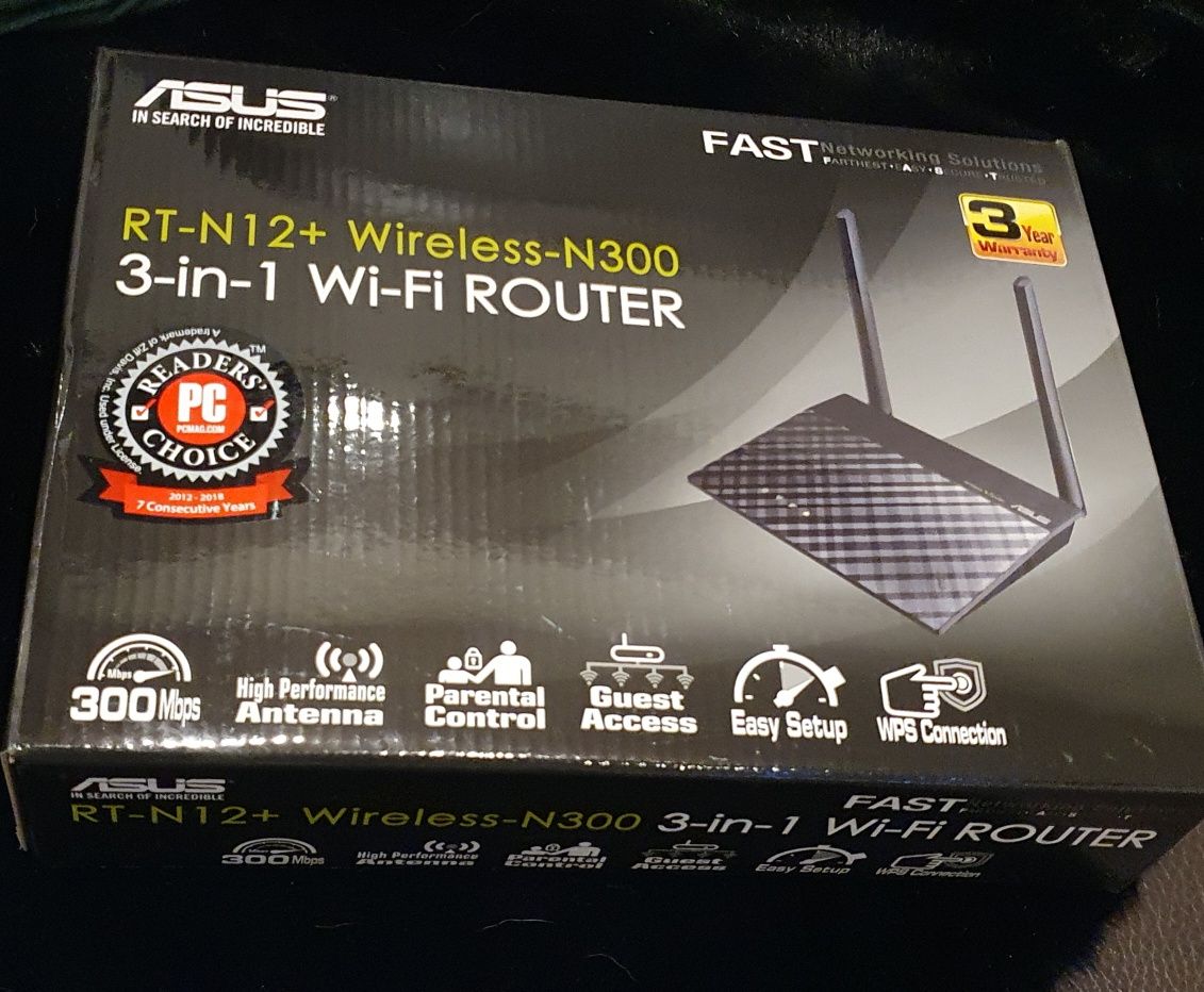 Router Asus RT-N12+ Wireless N300