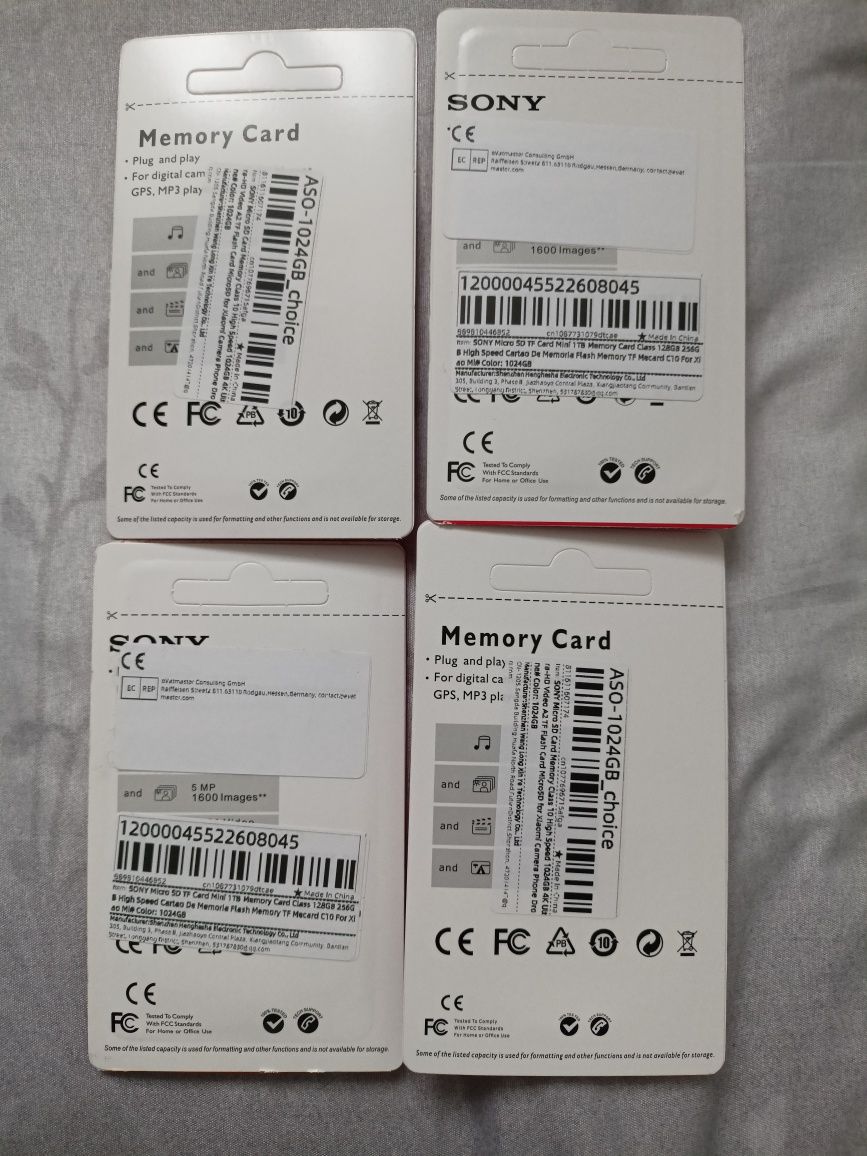 Sony 1024 GB Karta pamięci MicroSD