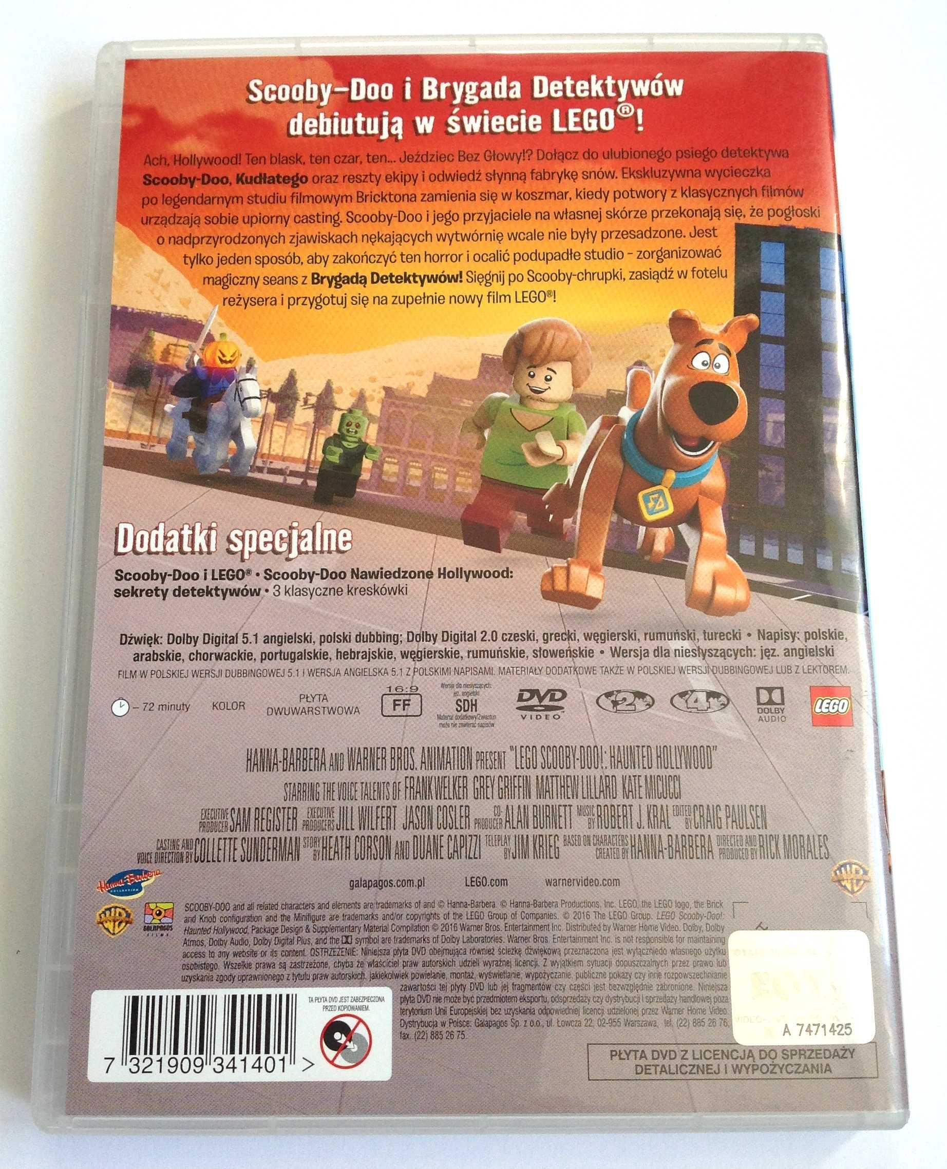 Lego Scooby-Doo Nawiedzone Hollywood DVD