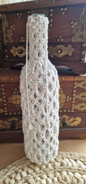 Lampion makrama pleciony boho