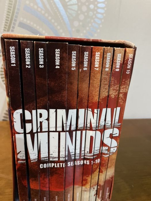 Dvd set Criminal Minds temporadas 1 a 10 - total dd 56 cds