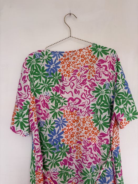 Kolorowa sukienka maxi letnia na lato Primark 48 4xl plus size