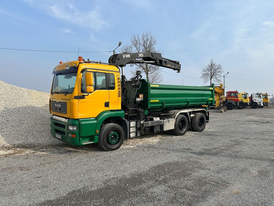 MAN TGA 33.430 6x4 HDS Hiab 166D-2 Duo Hydroburta Wywrotka  Zamiana
