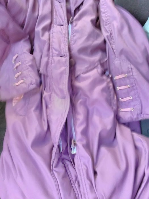 Sprzedam fioletowy damski płaszcz