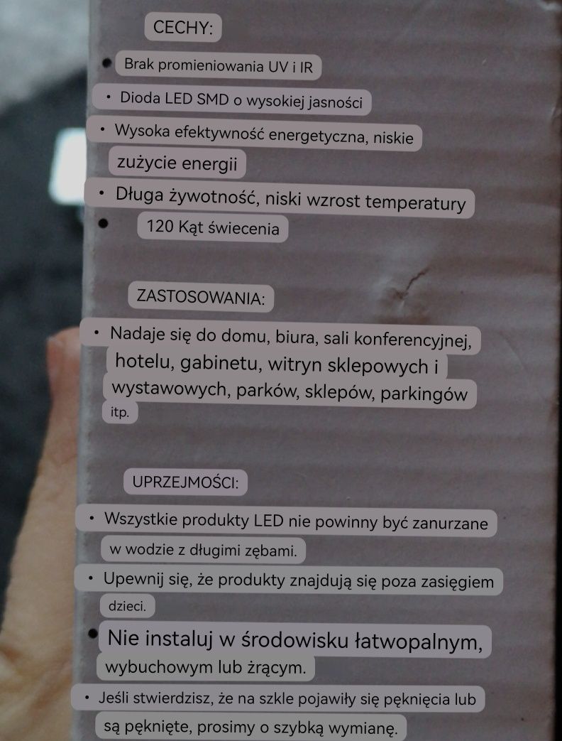 Reflektor led na zewnątrz 5w