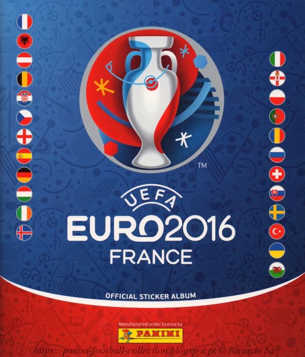 Lote de 279 Cromos Euro 2016 França Panini NOVOS