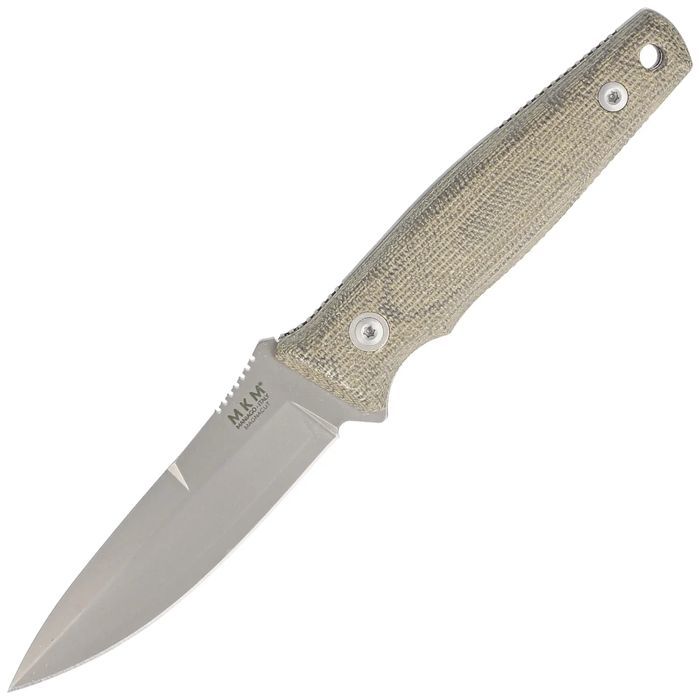 Nóż MKM TPF Defense Green Canvas Micarta, Bead Blasted MagnaCut by Bob
